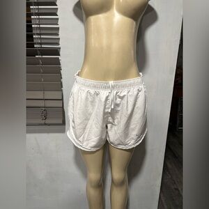 Nike Women's White Athletic Shorts